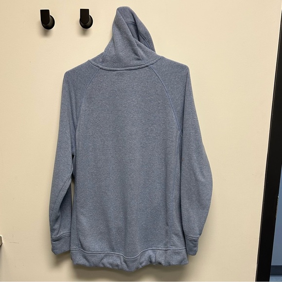 Joe Fresh long sweatshirt hoodie in blue, Size XL - Picture 3 of 5